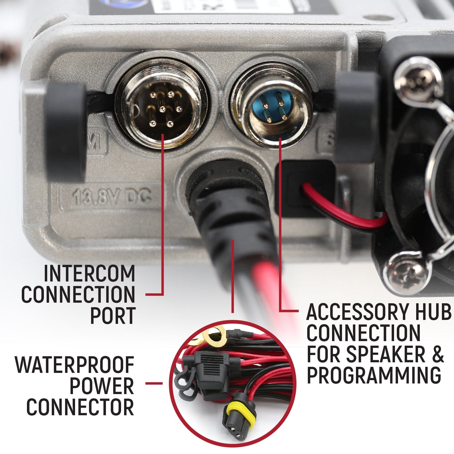 Rugged G1 GMRS Mobile Radio Kit Plus with External Speaker - Long Range Two Way Communication for Off-Road, Camping & Emergency Preparedness