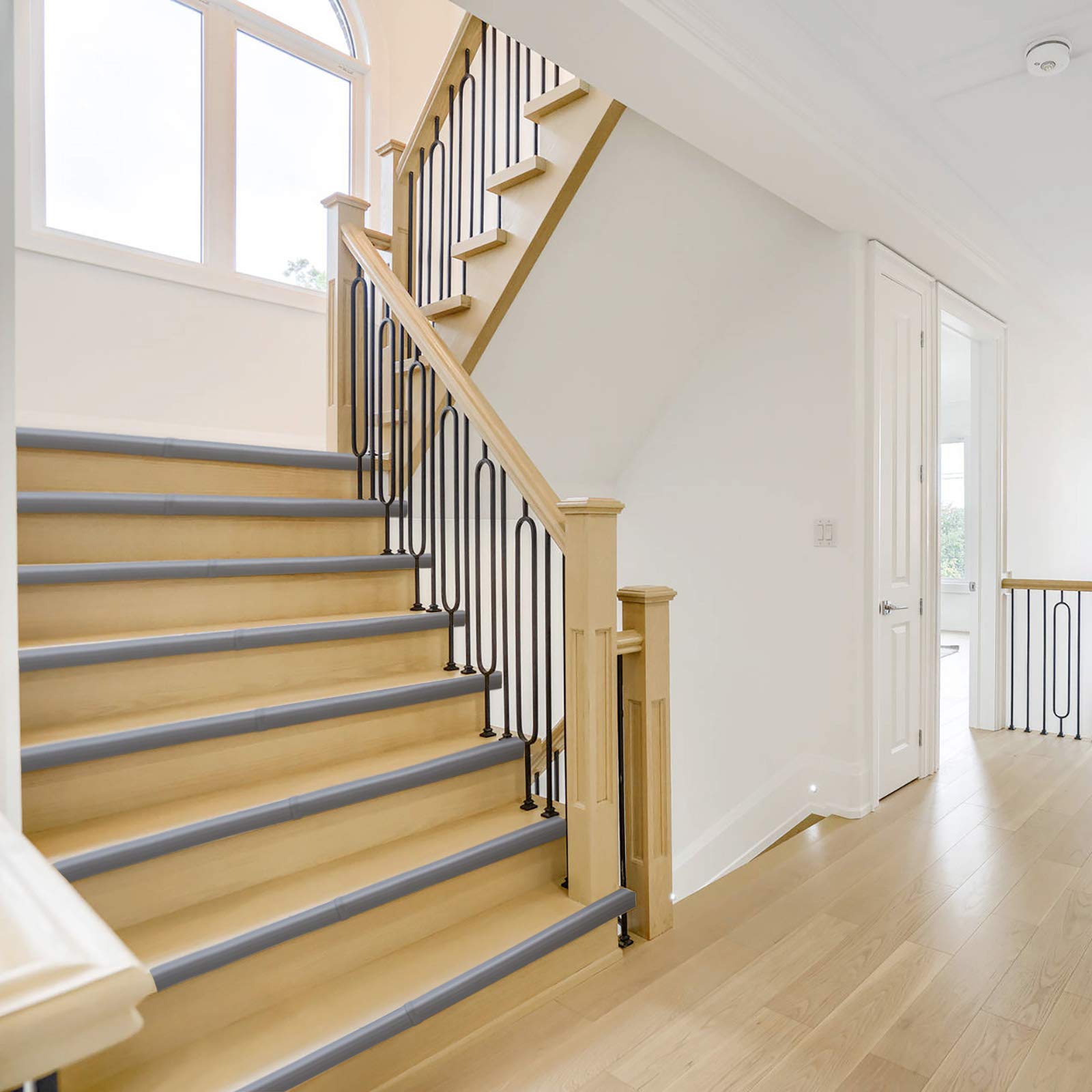 LEWINO Stair Edge Protector - 5.3ft Baby Proofing Bumper Guard for Stairs, Tables, Cabinets & Fireplaces (15.7in x 4pcs) - Child Safety Home Protection for Garage, Living Room & Nursery