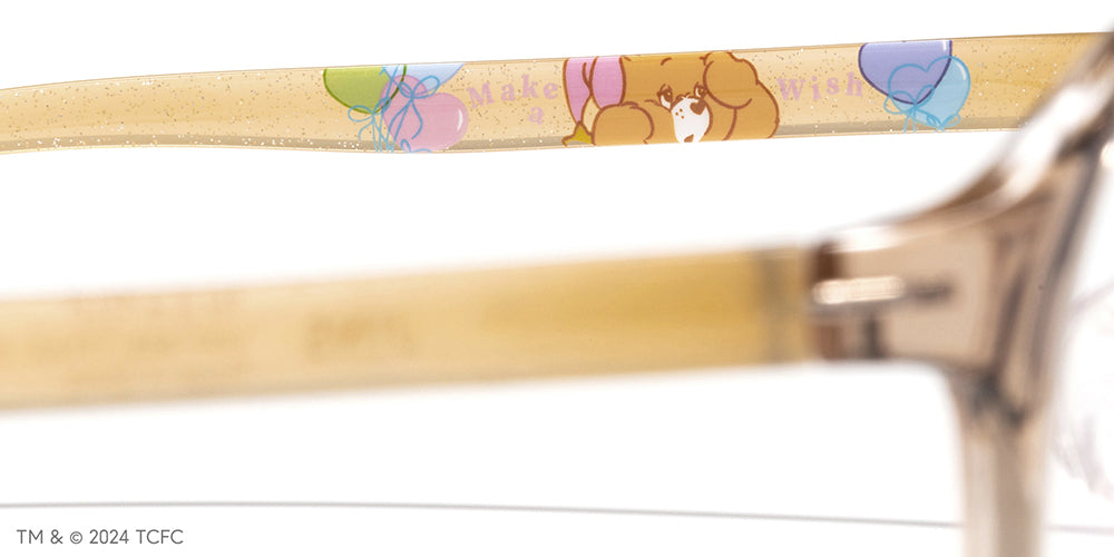 JINS x Care Bears Birthday Bear Glasses - Cute & Stylish Eyewear for Kids & Adults - Perfect for Birthday Gifts, Cosplay & Everyday Wear