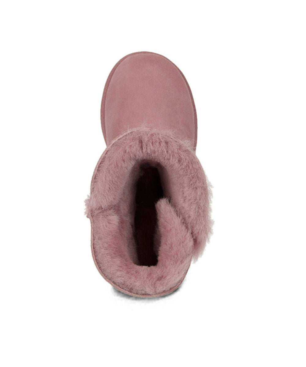 Women's UGG Premium Short Button Boots - Genuine Sheepskin Winter Boots for Women - Cozy & Warm Snow Boots for Cold Weather, Outdoor Walking & Casual Wear