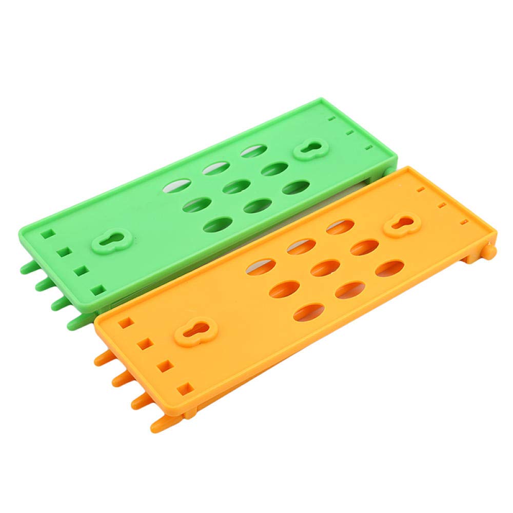 Plastic Bird Perch for Pigeon & Parrot Training - Yellow Leg Ring Stand for Bird Accessories