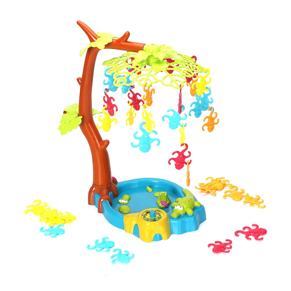NUOBESTY Kids Balance Board Game - Fun Monkey Swing Tree Hanging Toy for Toddlers | Educational Balance Training Toy for Parent-Child Interaction | Indoor Play, Preschool Learning & Motor Skills Development