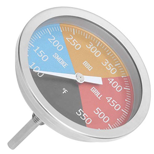 High Accuracy Metal Oven Thermometer - 100550 Temperature Gauge with Pointer for BBQ, Grill, Cooking & Metallurgy | Perfect for Kitchen, Smokehouse & Chemical Labs