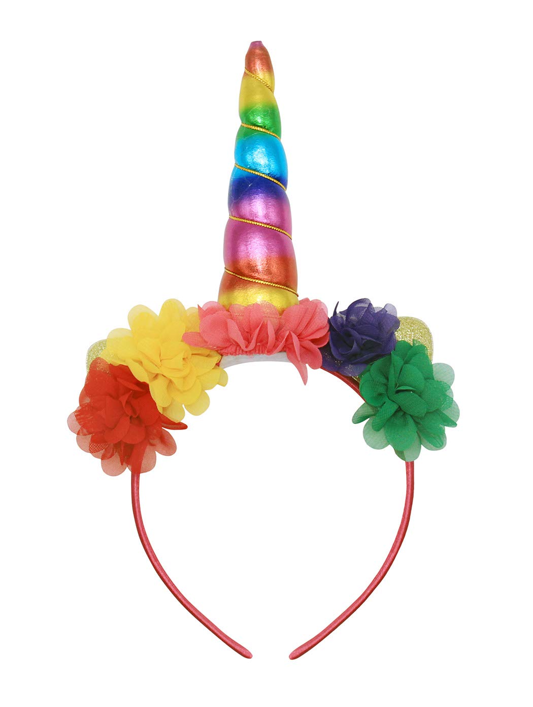 COTRIO Unicorn Birthday Party Decorations Kit - Magical Unicorn Party Supplies for Girls with Favors & Headbands - Perfect for Birthday Parties, Halloween Costumes & Themed Events