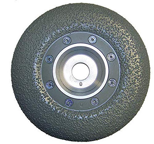 DITEQ 4.5 Inch 40 Grit Brazed Diamond Grinding Wheel for Concrete, Stone, and Tile - Perfect for Surface Preparation and Material Removal