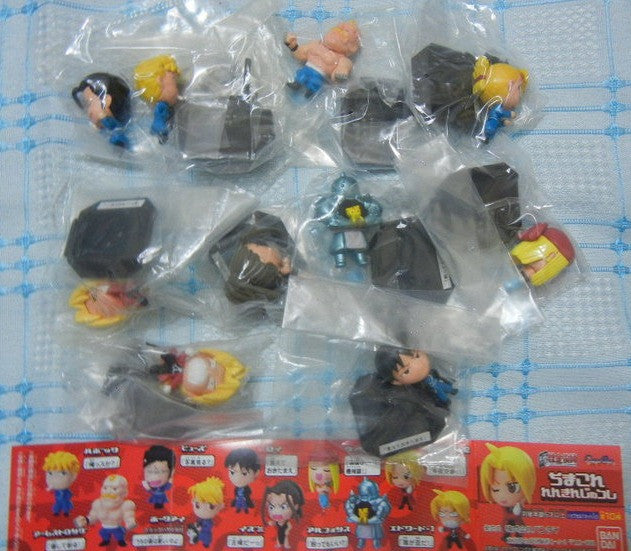 Bandai Fullmetal Alchemist Chimakore Part 1 - 10-Piece Anime Figure Set for Collectors | Perfect for Display, Gifts, and Anime Conventions