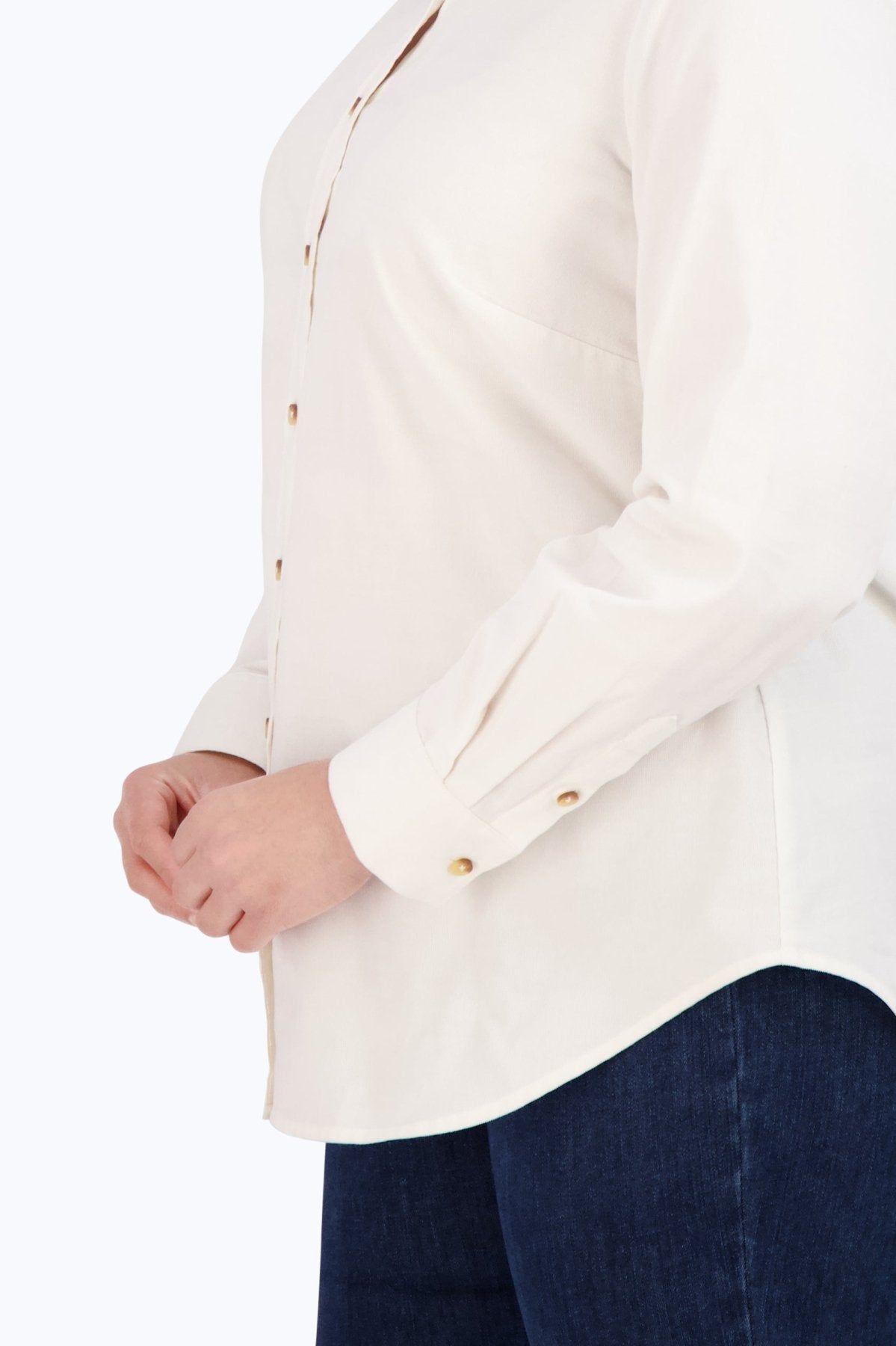 Haven Plus Pinwale Corduroy Long Sleeve Shirt for Men - Soft Comfortable Button Down Casual Shirt - Perfect for Office, Date Night & Fall Outfits
