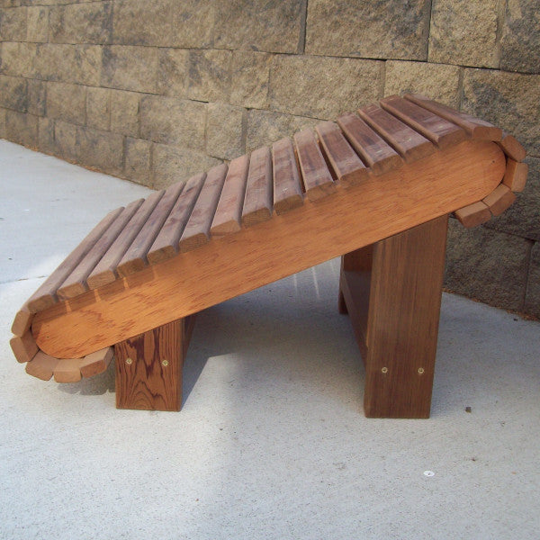 Rustic Wooden Ottoman with Storage - Handcrafted Country Style Footrest, Coffee Table & Bench - Perfect for Living Room, Bedroom & Patio Decor