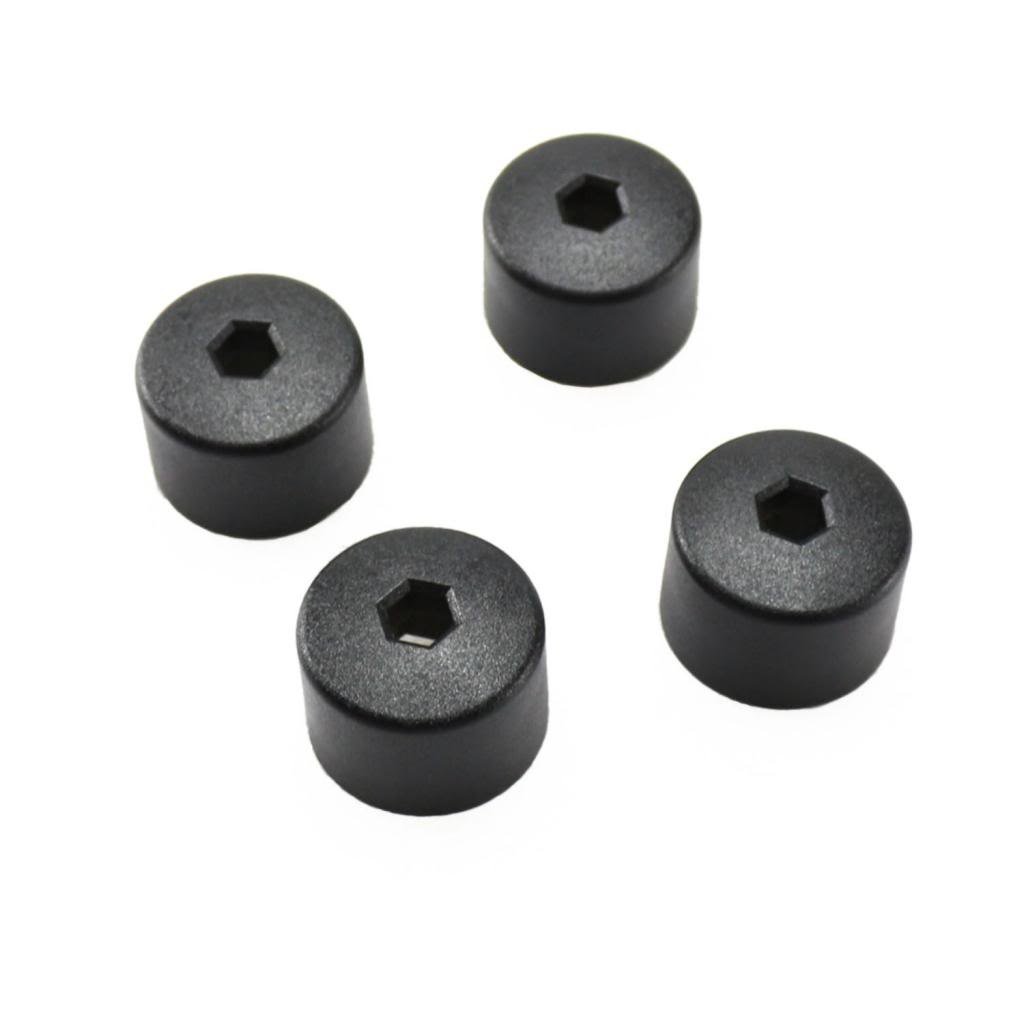 4Pcs Black Wheel Lug Nut Center Cover Caps for VW Jetta MK4 Golf - Durable Hub Caps for Car Wheel Protection & Style Enhancement (Perfect for Replacement & Customization)