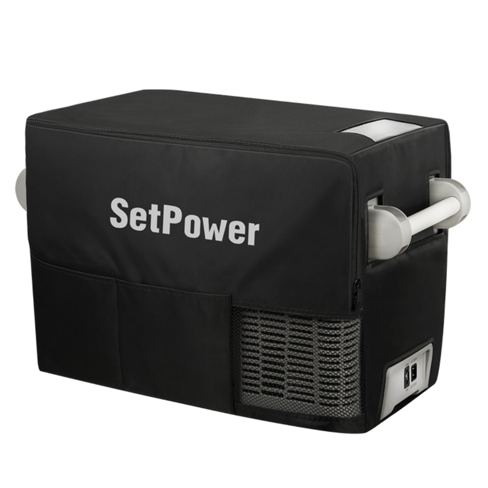 Setpower AJ40 12V Portable Car Refrigerator Freezer - 42 Quart (40L) Heavy Duty Truck Fridge for Camping, Road Trips & Semi Trucks | Compact & Energy Efficient Cooling Solution