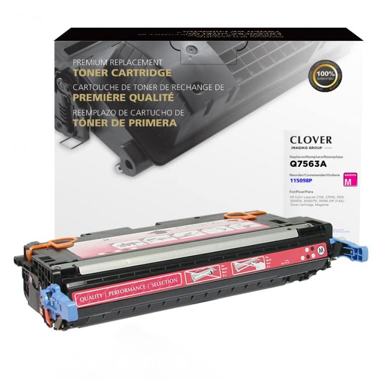 TonerWise Remanufactured Magenta Toner Cartridge for HP Q7563A (HP 314A) | High-Yield Printing | Compatible with HP Printers | Perfect for Office & Home Use
