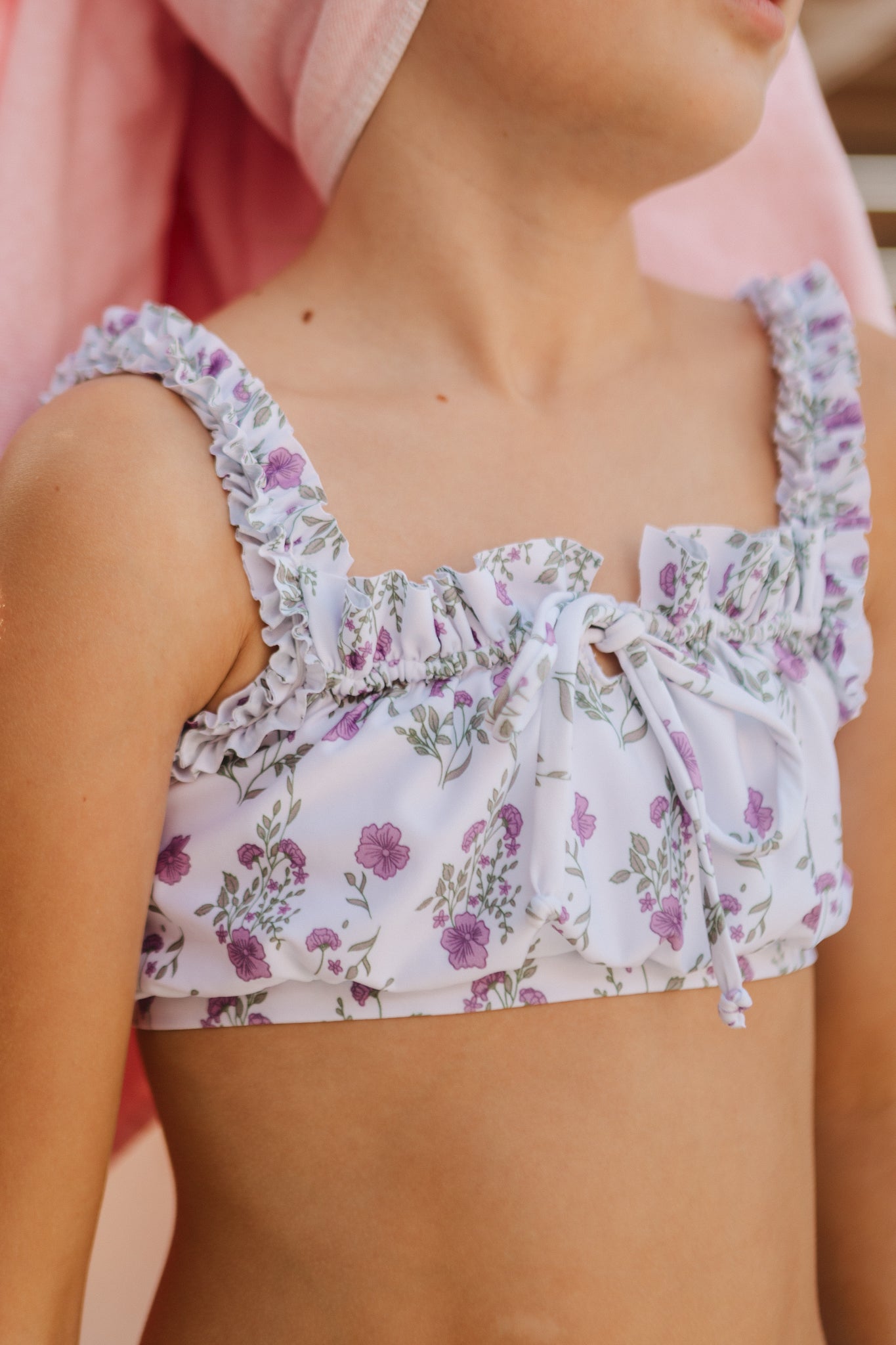 Mini Thea Top in Maeve Floral - Women's Floral Print Blouse for Casual Wear & Summer Outfits