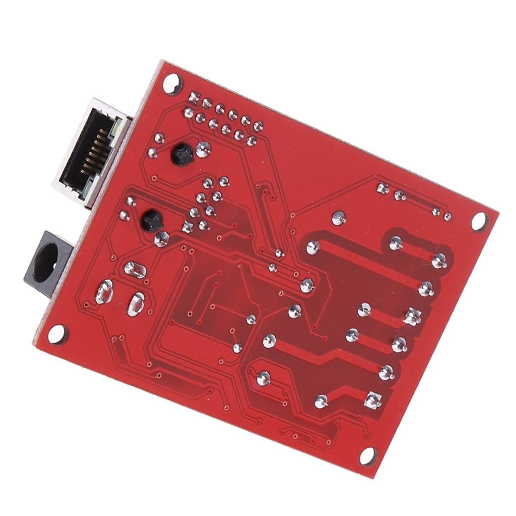 2-Way LAN Ethernet Relay Board with Delay Switch for Home Automation
