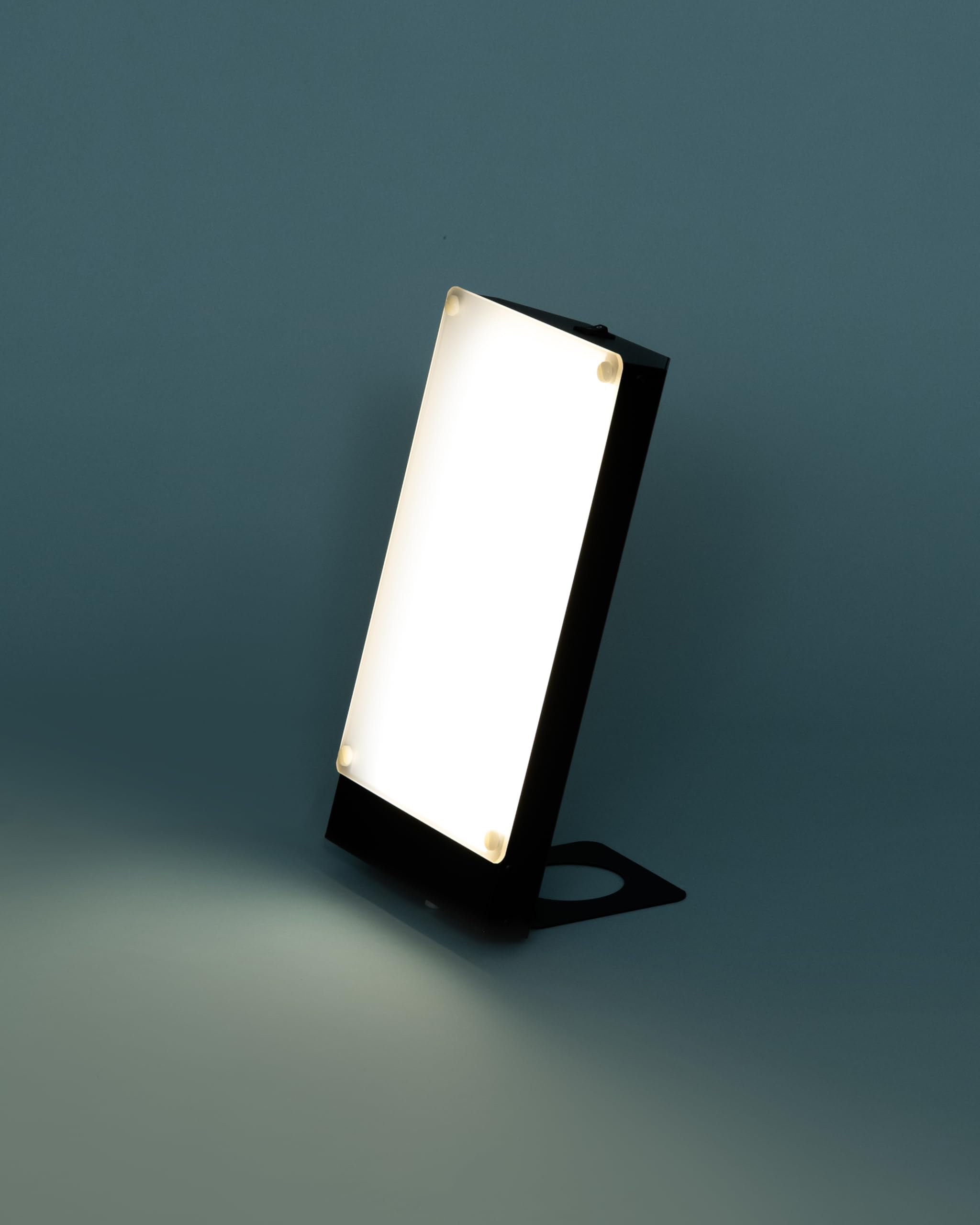 Travelite 10000 Lux LED Light Therapy Lamp - Natural Mood & Energy Booster, Sunlight Desk Lamp (Black) - Perfect for Home, Office & Seasonal Affective Disorder (SAD) Relief
