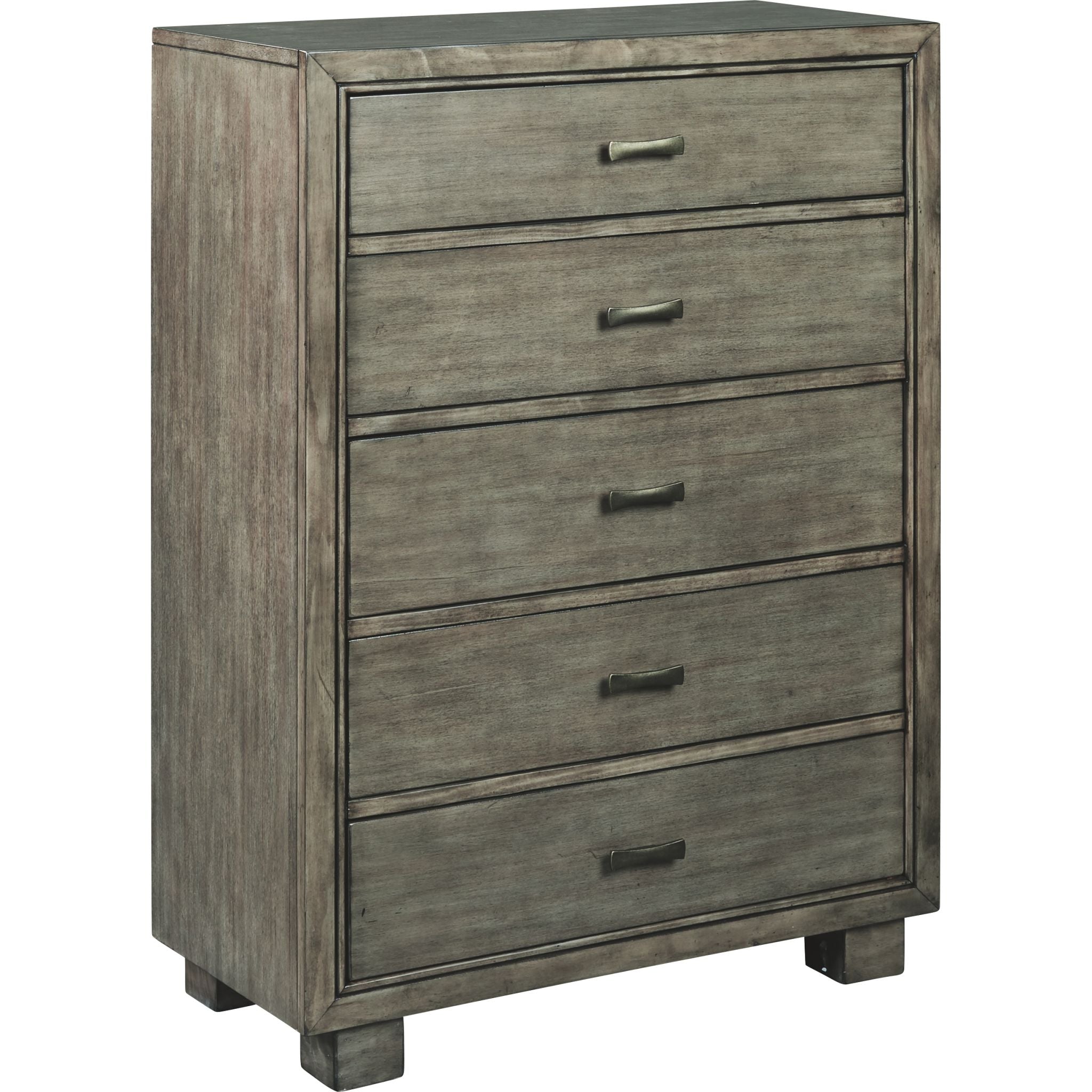 Arnett Gray Chest - Stylish and Durable Storage Solution for Bedroom, Living Room, or Office Organization