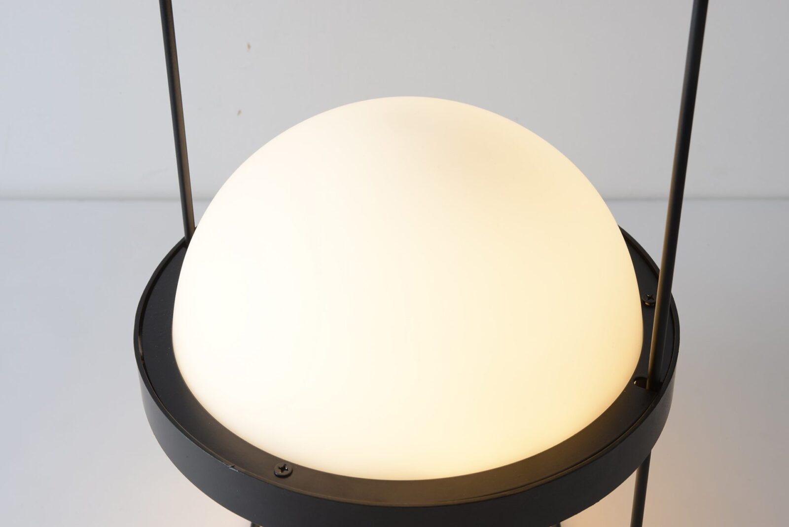 Meira Spherical Table Lamp - Modern LED Nightstand Light for Bedroom, Living Room & Office - Warm White Dimmable Lighting for Home Decor