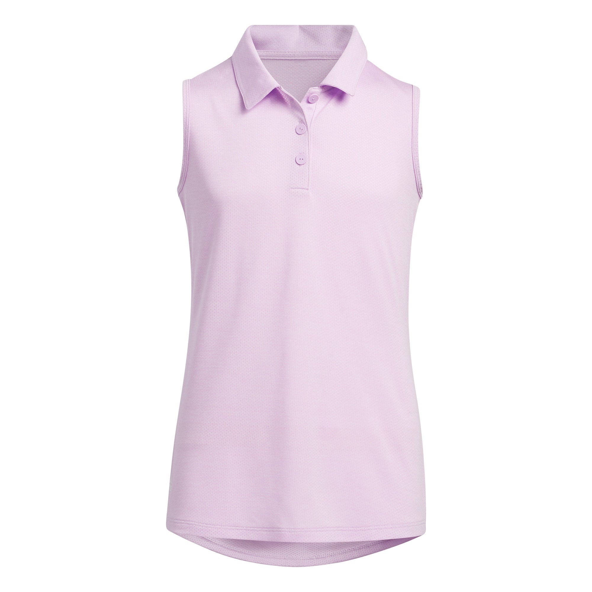 Adidas HEAT.RDY Girls' Sleeveless Golf Polo Shirt - Moisture-Wicking & UV Protection for Junior Golfers - Perfect for Summer Golf Tournaments & Outdoor Sports