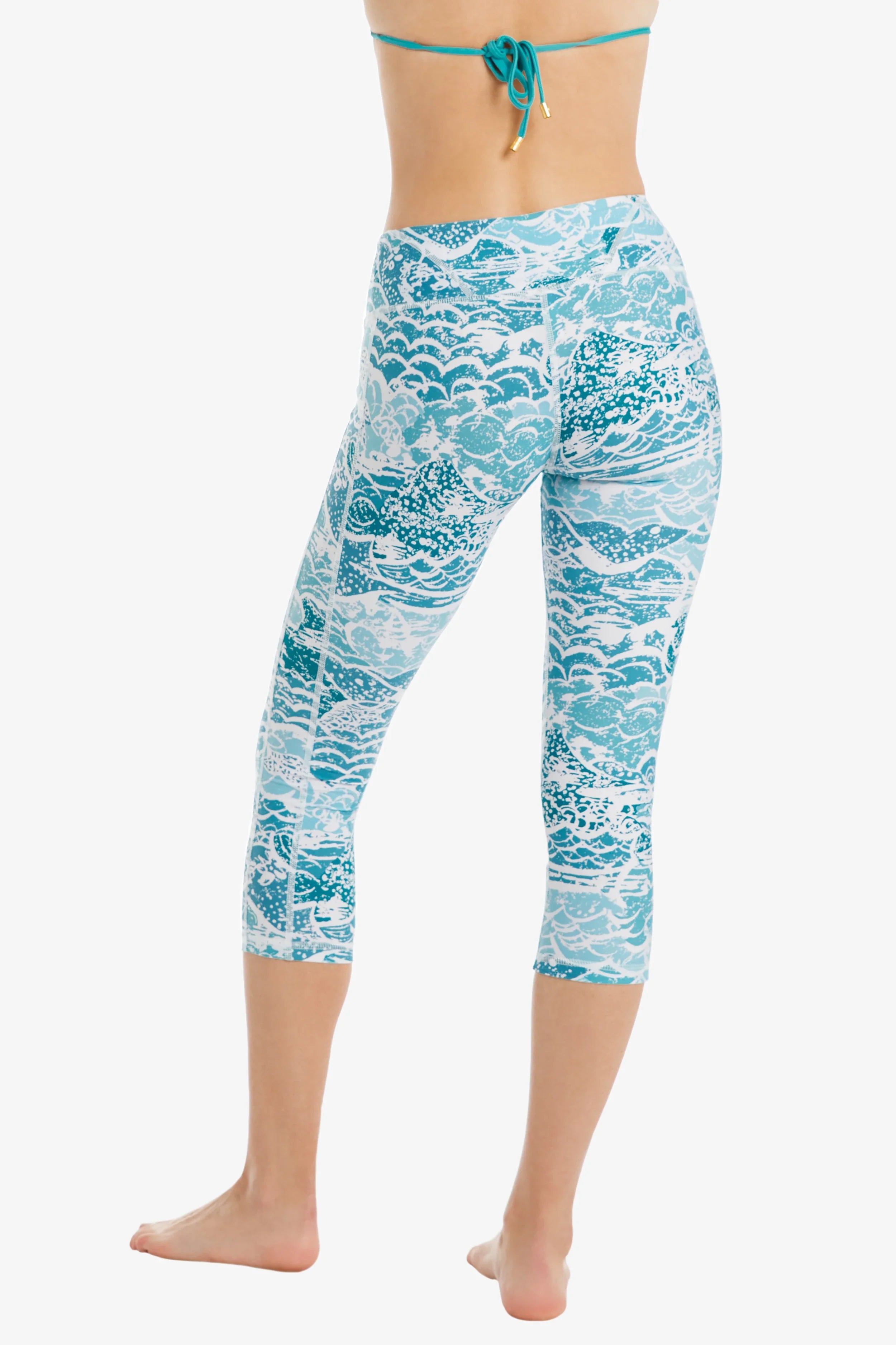 Malibu Swim Leggings - High Waisted Quick Dry Swimwear for Women - Perfect for Swimming, Surfing & Beach Yoga