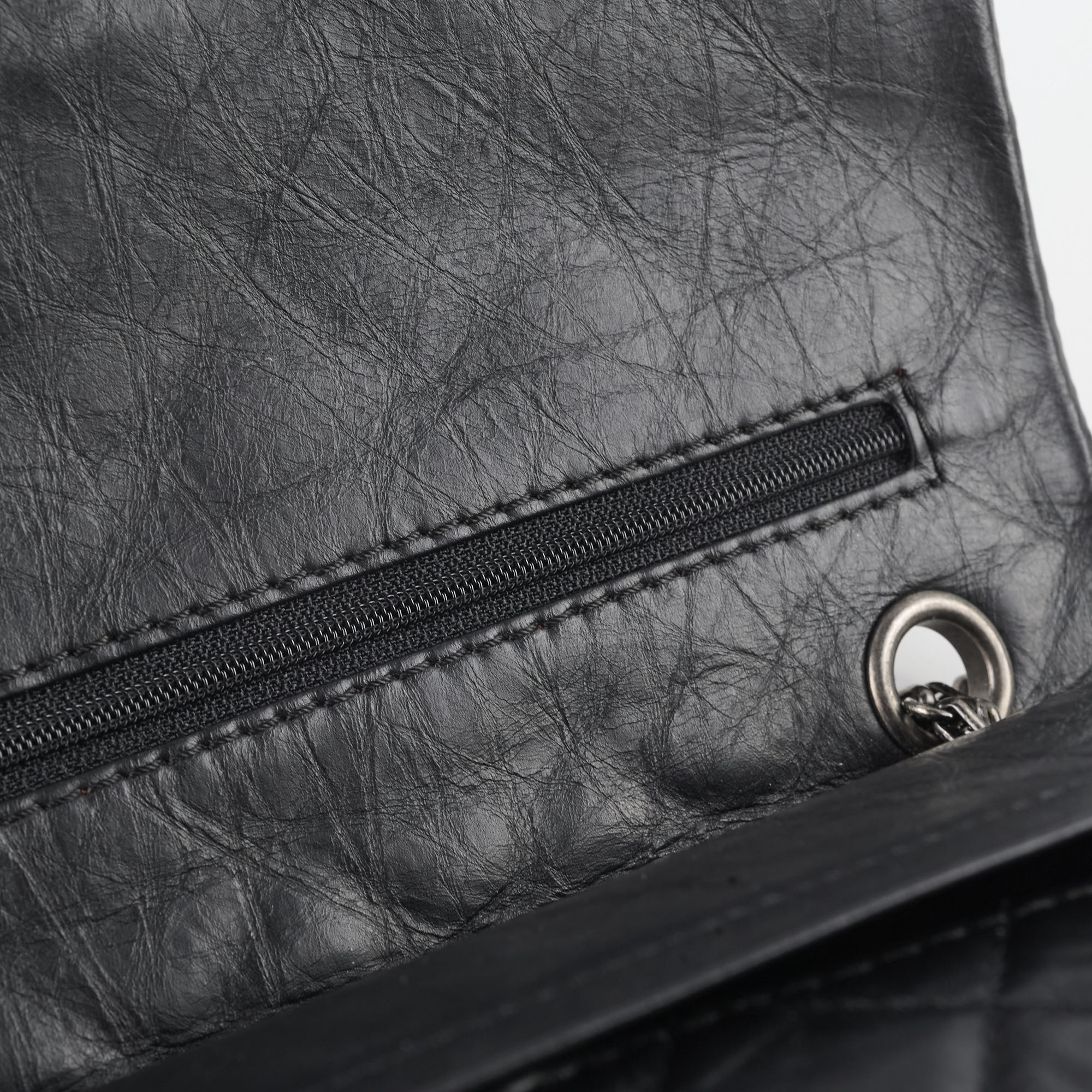 Authentic Chanel Reissue 226 Black Leather Flap Bag Series 12 - Luxury Handbag for Women, Perfect for Evening Events & Special Occasions