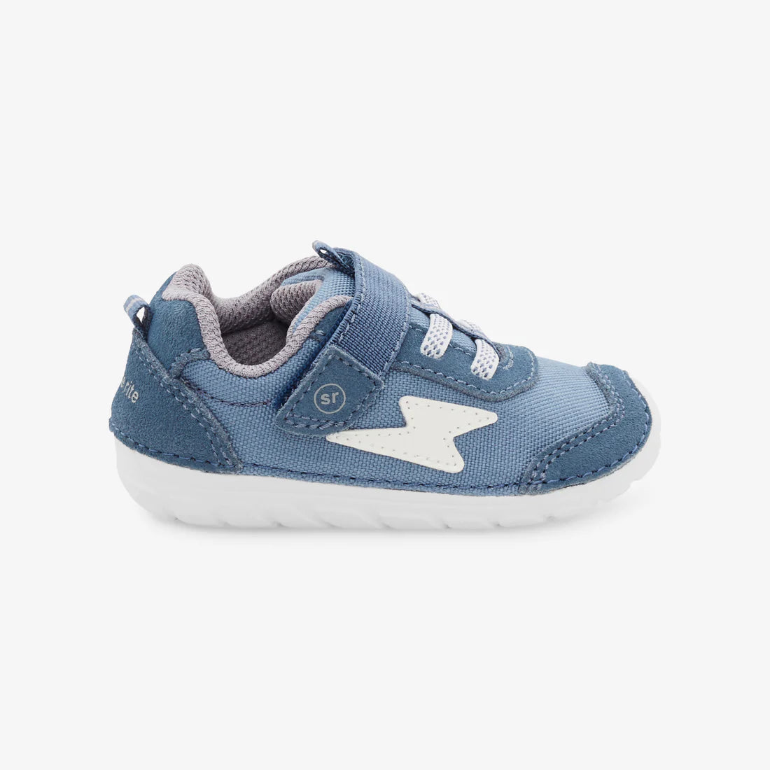 Stride Rite Navy Zips Runner Soft Motion Sneakers for Baby & Toddler - Comfortable Walking Shoes for First Steps & Playtime
