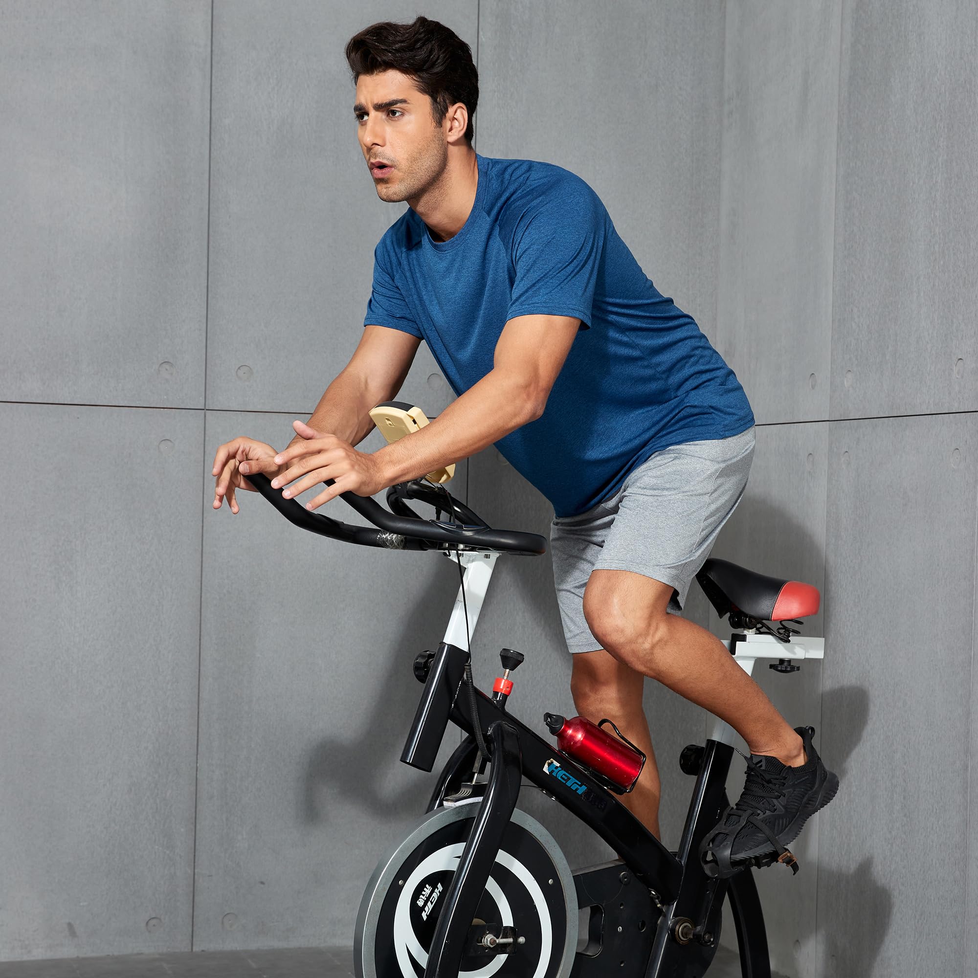 CE' CERDR Men's Quick Dry Workout Shirts - Performance Short Sleeve Athletic T-Shirts for Gym, Running & Outdoor Sports