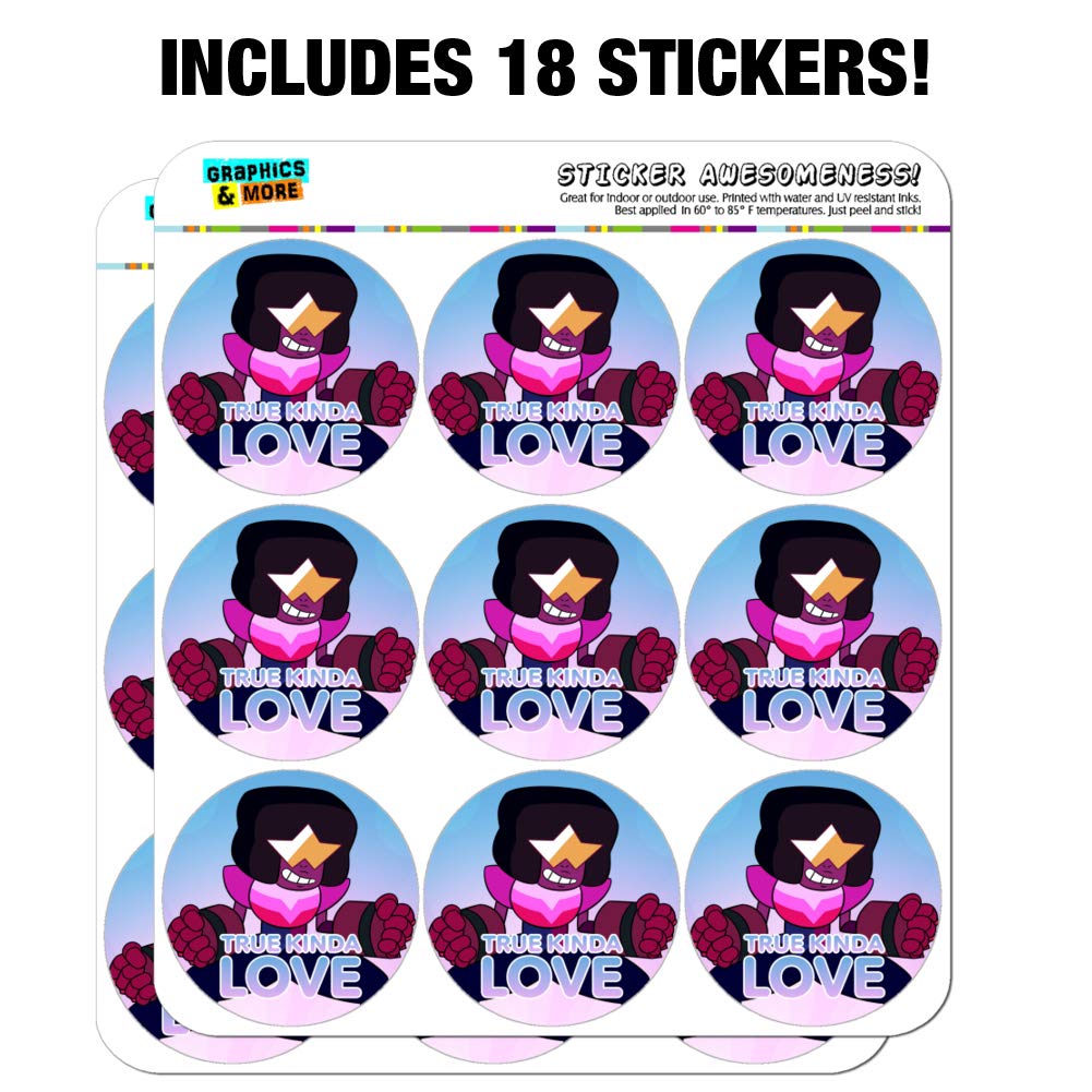 Steven Universe Garnet True Kind of Love Planner Stickers - Scrapbooking, Journaling, DIY Crafts, Bullet Journal Supplies for Fans & Collectors