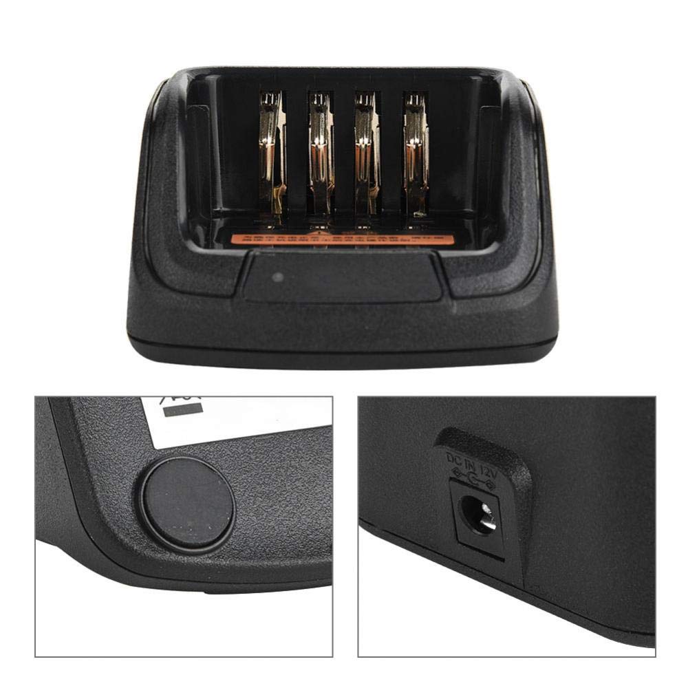 Universal Walkie Talkie Charger Base - Compatible with PD502, PD505, PD562, PD565, PD580, PD602, PD605, PD662, PD665, PD685, PT580H UL913 - Fast Charging Dock for Two-Way Radios | Perfect for Construction Sites, Security Teams & Outdoor Adventures