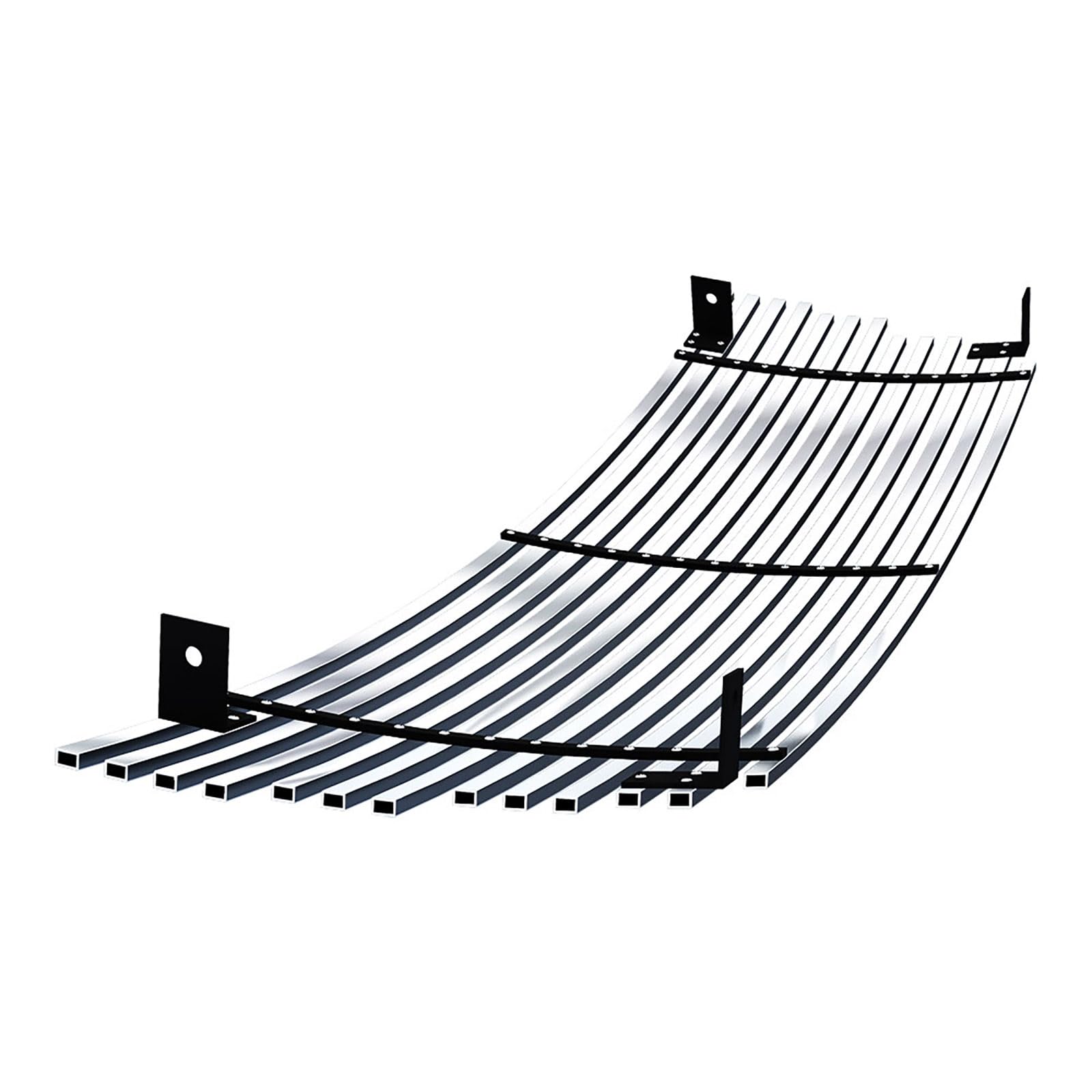 APS Compatible with GMC Canyon 2004-2012 Main Upper Stainless Steel Chrome Billet Front Grill Grille Insert G85474A - Upgrade Your Truck's Style for Off-Road Adventures & Car Shows