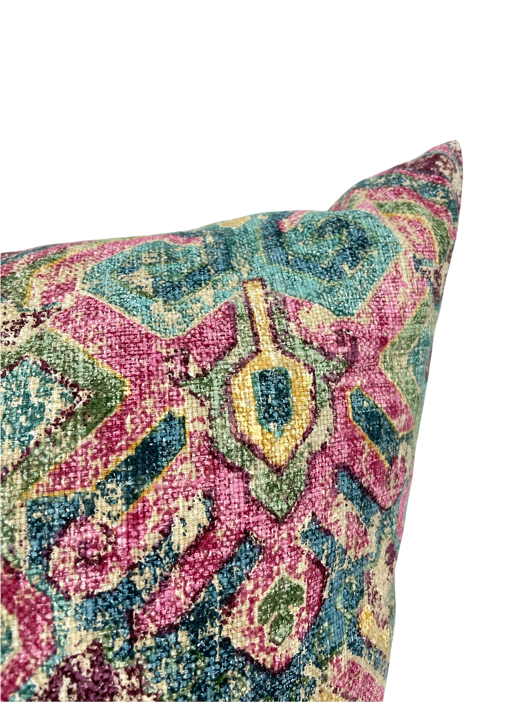 Premium Sutton Magenta Euro Pillow Cover 25x25 Inches - Soft & Stylish Decorative Throw Pillow for Sofa, Bed, Living Room, or Nursery