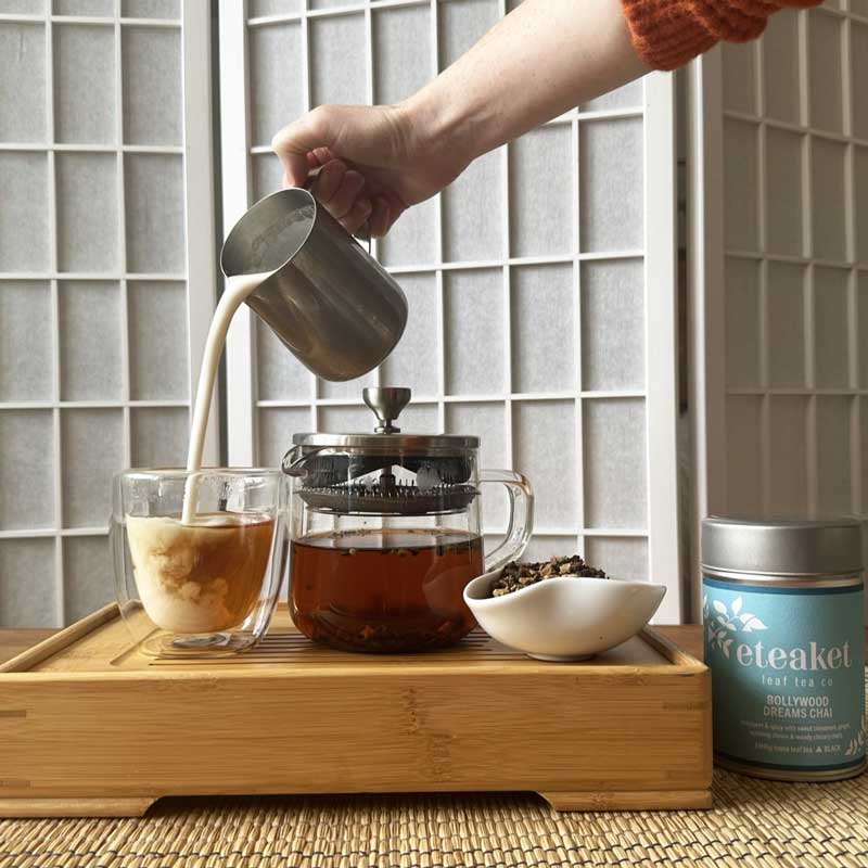 La Cafetiere Loose Leaf Teapot - 2 Cup Capacity, Stainless Steel Infuser, Glass Teapot for Perfect Tea Brewing - Ideal for Home, Office & Tea Parties