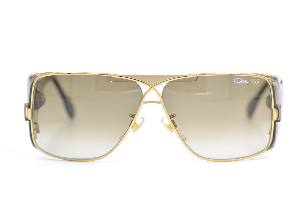 Cazal 955 097 Retro Vintage Sunglasses for Men & Women - UV Protection, Polarized Lenses - Perfect for Driving, Beach, and Outdoor Activities