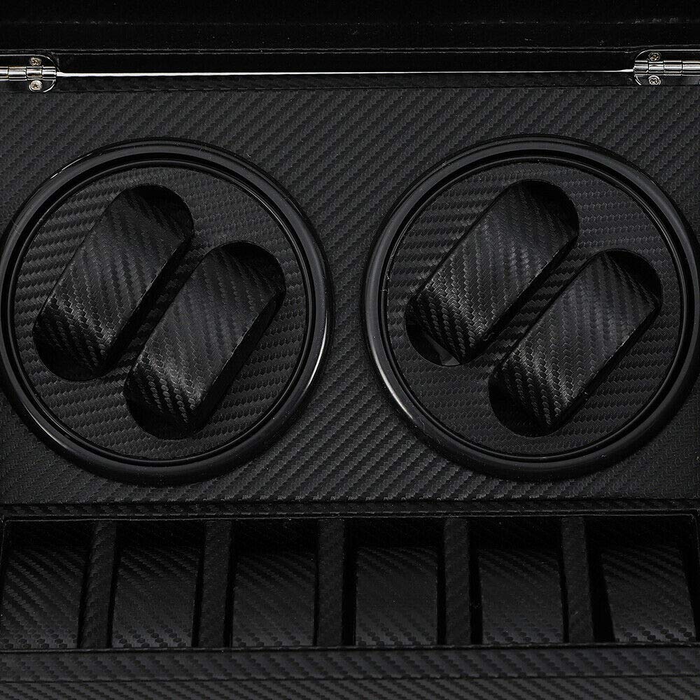 YIYIBYUS 4+6 Watch Winder Box - Automatic Rotation for Watch Collection - US Stock