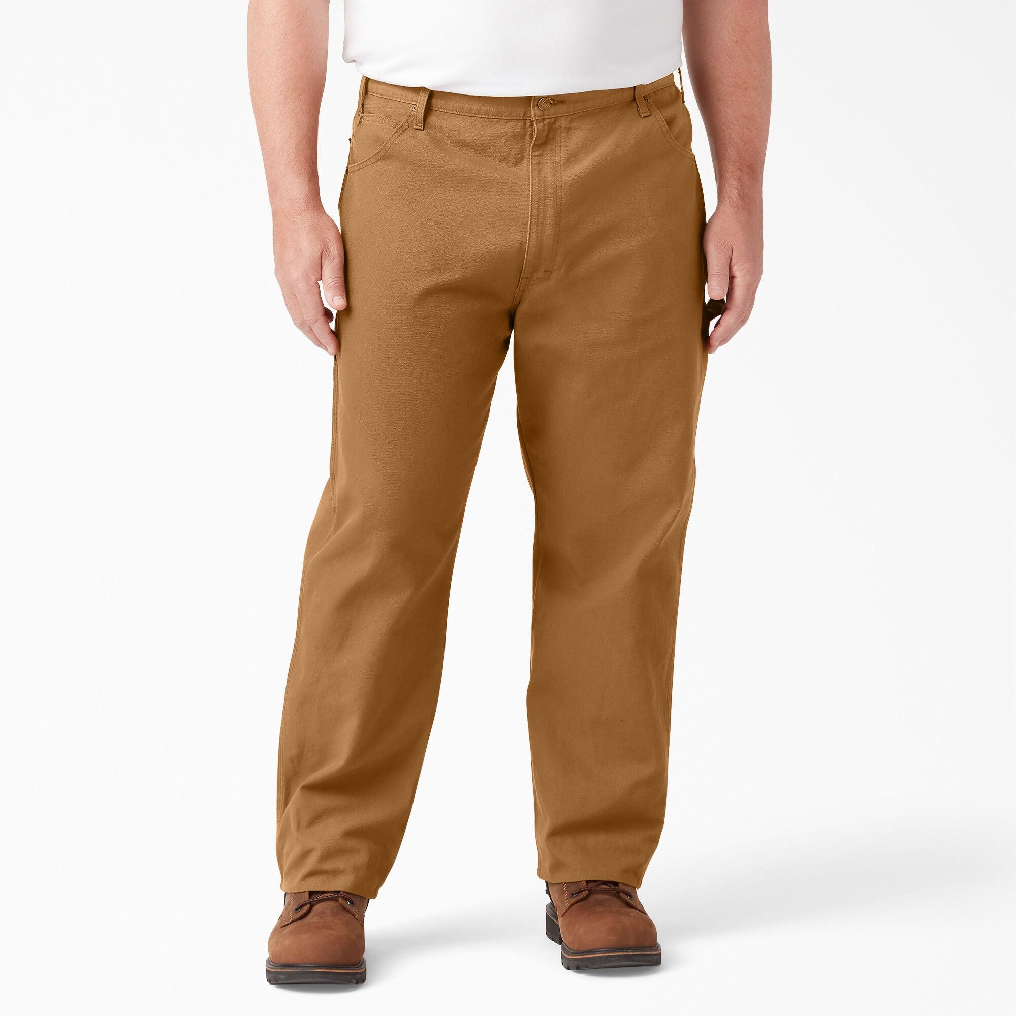 Relaxed Fit Heavyweight Duck Carpenter Pants for Men - Durable Workwear in Classic Brown | Perfect for Construction, Carpentry & Outdoor Jobs