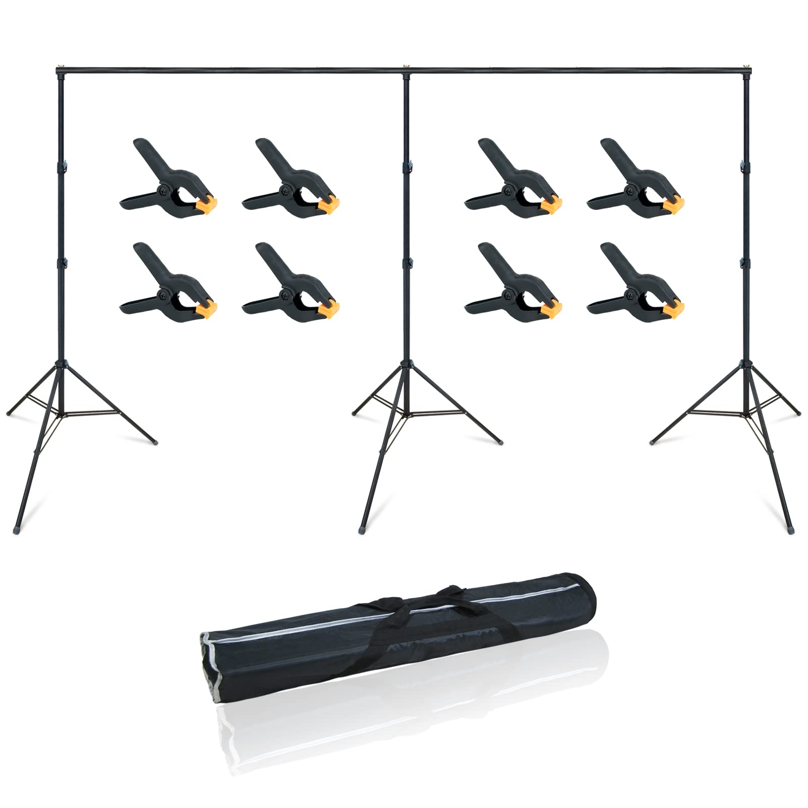 LINCO 9x20 ft Heavy Duty Backdrop Stand Kit - Professional Photography & Video Studio Background for Wedding, Party, Event - Perfect for Photo Shoots, YouTube Videos, and Live Streaming