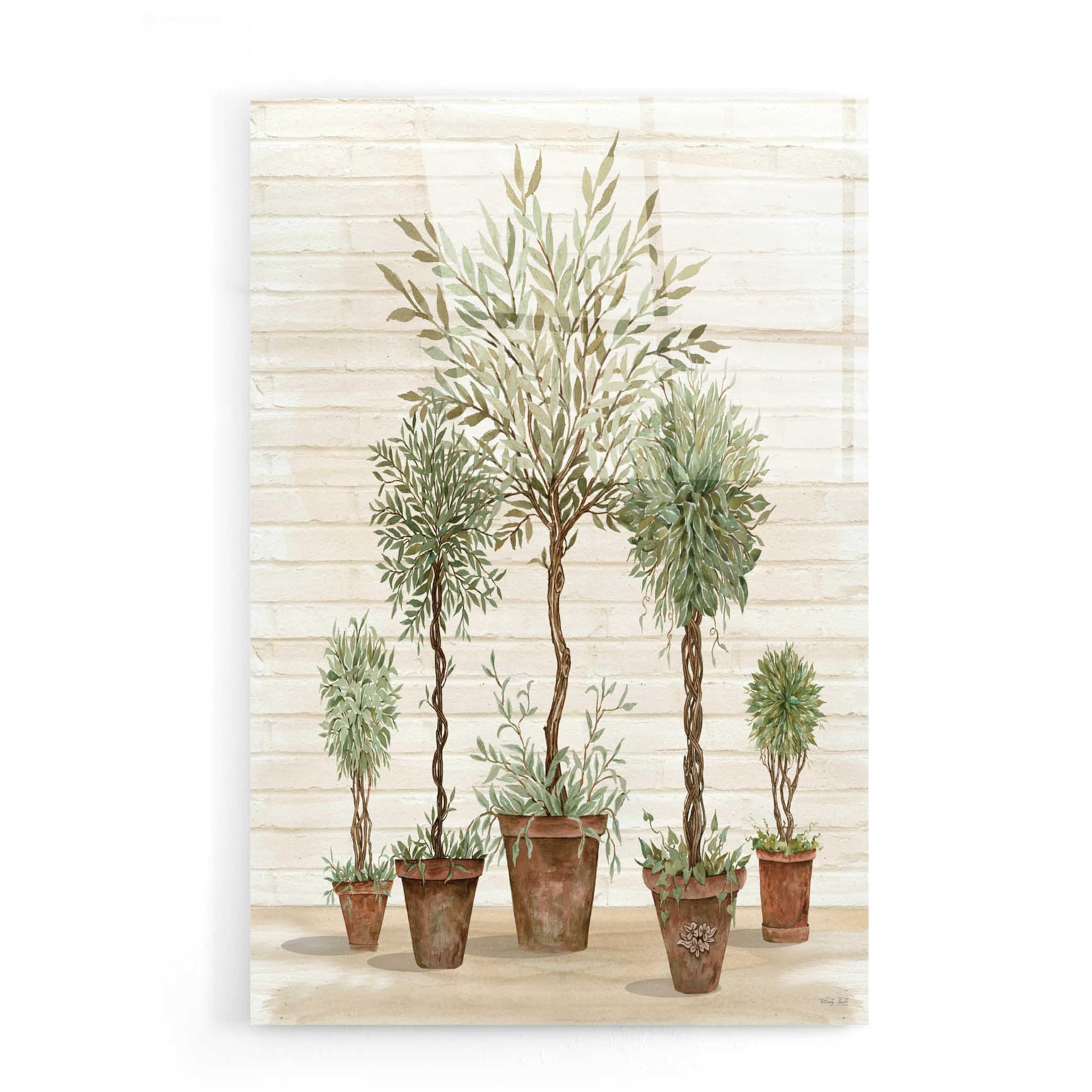 Epic Art 'Potted Tree Collection' by Cindy Jacobs - 16