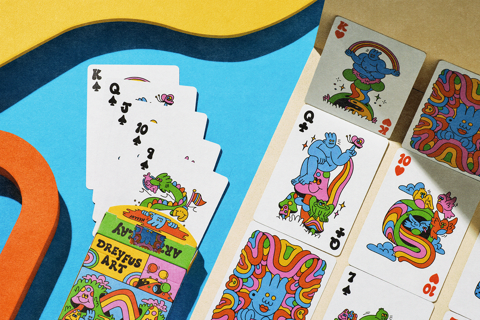 Premium Dreyfus Playing Cards - Classic Poker Size, 100% Plastic, Waterproof & Durable for Poker, Blackjack, Magic Tricks & Game Nights - Ideal for Home, Travel & Casino Use