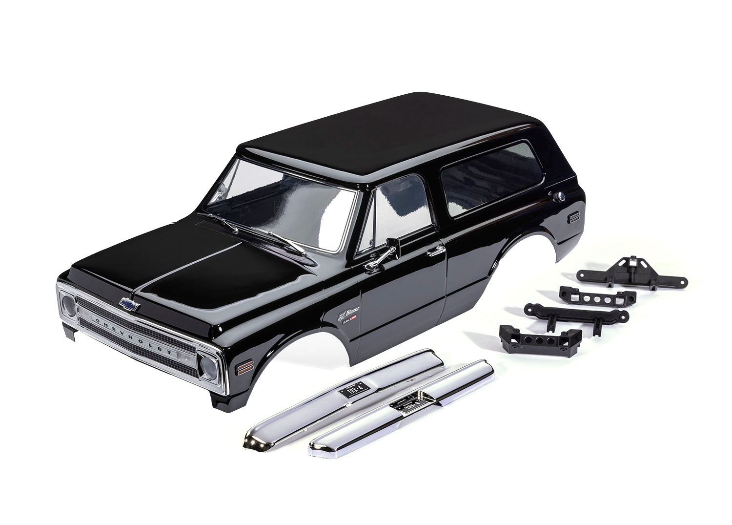 1969 Chevrolet Blazer Replacement Body Panel with Clipless Mounting System - Durable Black Automotive Body Part for Restoration & Off-Road Adventures