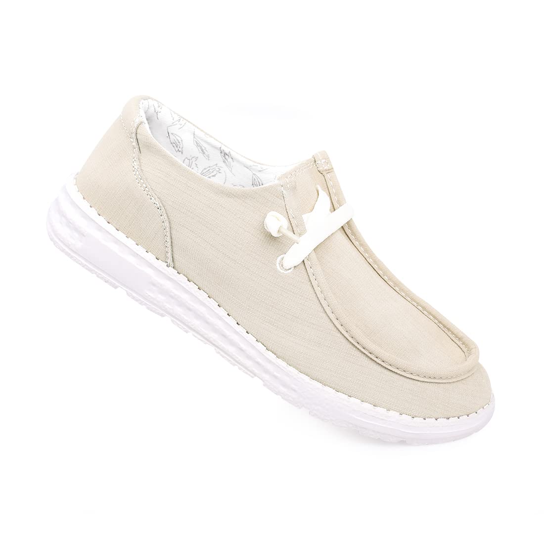 BENEKER Women's Slip-On Loafers - Comfortable Casual Canvas Boat Shoes for Walking | Breathable Low Top Sneakers for Everyday Wear, Office & Travel