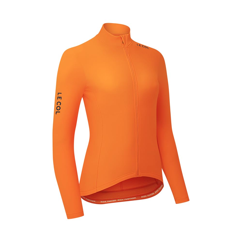 Women's Pro Aqua Zero Long Sleeve Cycling Jersey - Breathable Water Resistant Bike Shirt with Rear Pockets & Zip Closure | Perfect for Road Biking, Mountain Cycling & Outdoor Sports