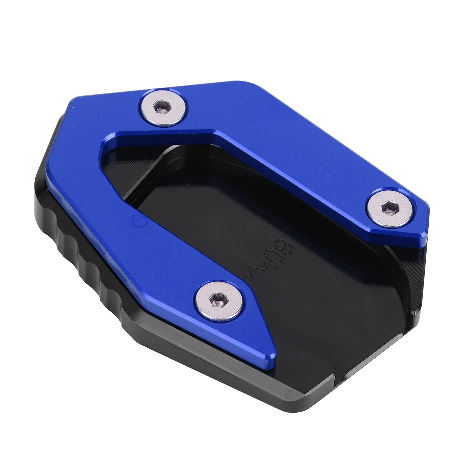 Yamaha MT 09 FZ 09 FJ 09 Side Stand Pad - Anti-Slip Kickstand Enlarger & Parking Support - Durable Motorcycle Accessory (Blue) | Perfect for Parking on Soft Ground & Uneven Surfaces
