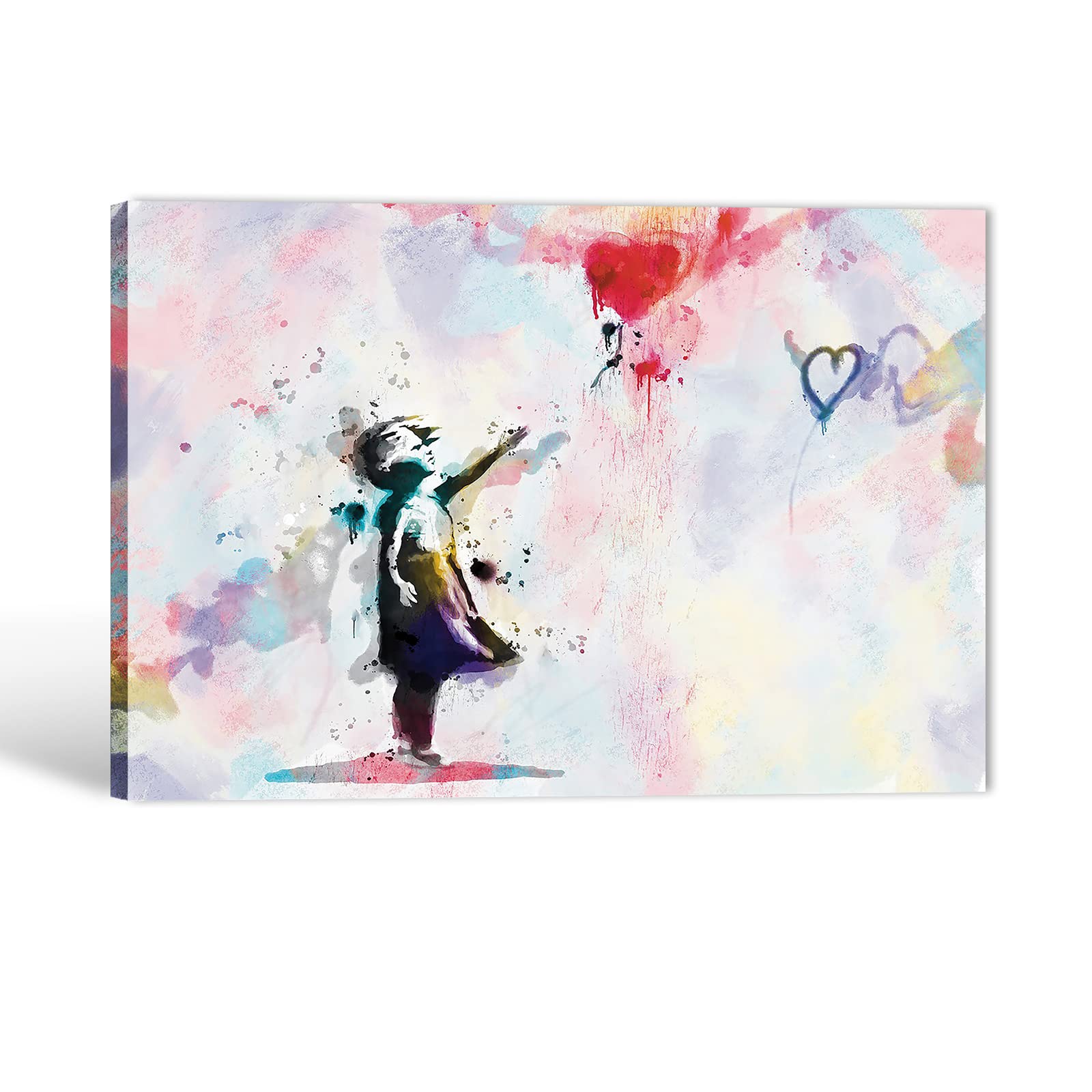 TIMUBA Graffiti Wall Art Canvas - Large 32x48 Inches Modern Urban Decor for Living Room, Bedroom & Office - Unique Graffiti Paintings & Pictures for Stylish Wall Decorations
