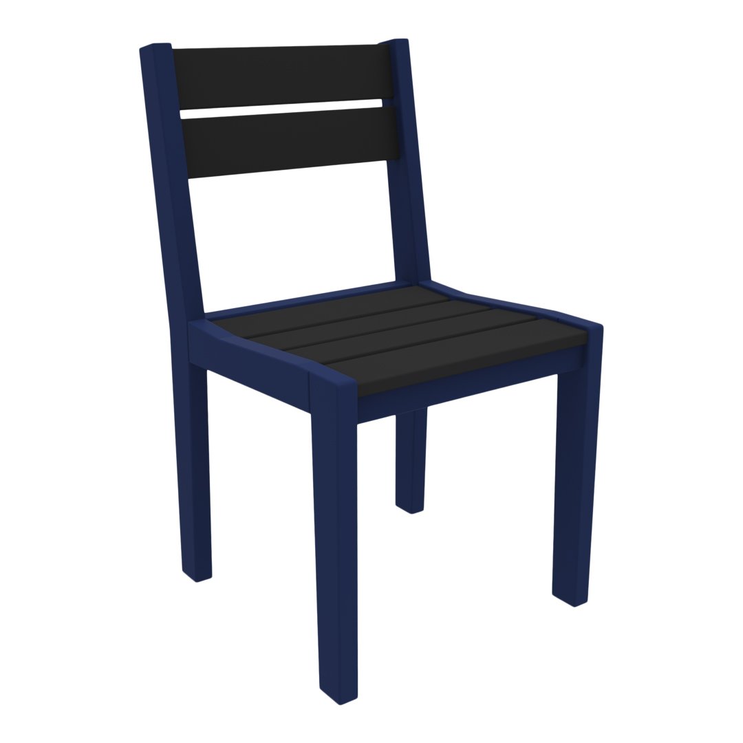 Stylish Coastline Cafe Dining Chair - Modern Wooden Bistro Chair for Kitchen, Restaurant & Patio - Perfect for Home, Cafe & Outdoor Dining