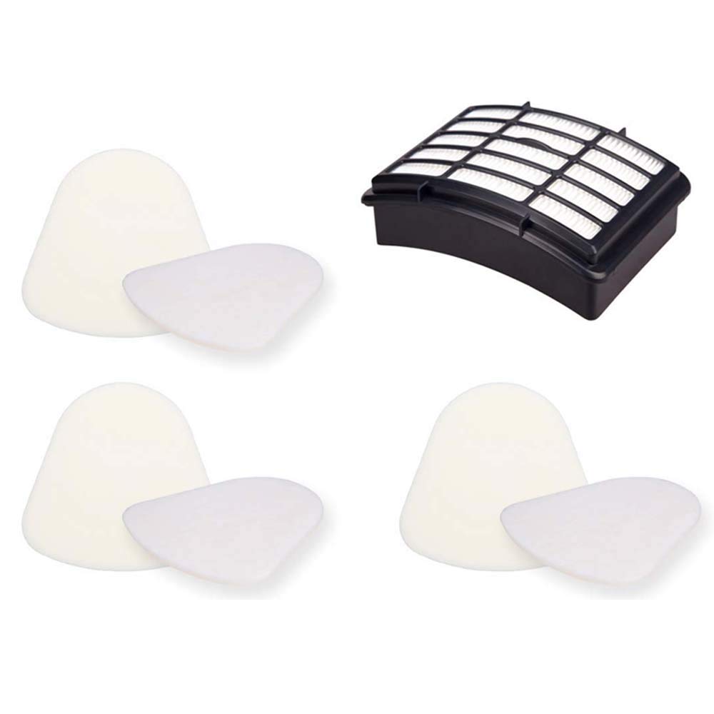 Shark NV360 Vacuum Replacement Filter Set - HEPA & Foam Felt Filters Compatible with Shark Navigator Professional NV356E NV350 NV352 UV440 UV490 Models - Perfect for Pet Hair, Allergens & Deep Cleaning