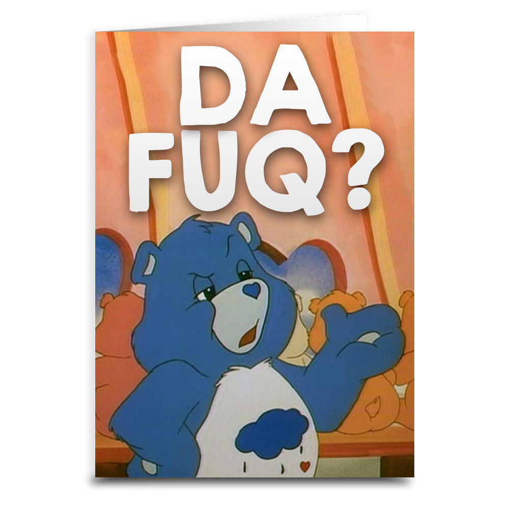 Care Bears Funny Greeting Card - Hilarious Birthday Card for Friends & Family - Perfect for Birthdays, Anniversaries & Special Occasions