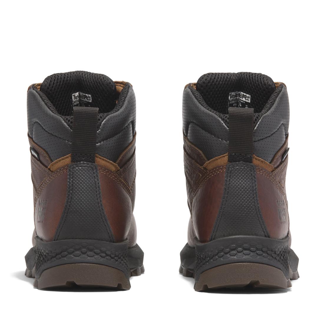 Titan EV Women's Waterproof Composite Toe Insulated Work Boots – Coffee Brown | Winter Safety Boots for Construction, Warehouse & Outdoor Work