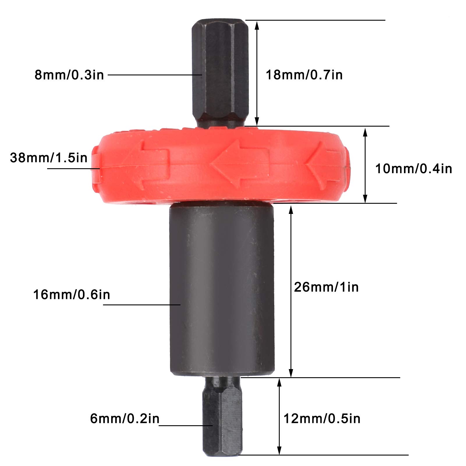 Electric Engine Drill Bit Adapter - Jump Start Drill Bit for Electric Mower & Handheld Power Tools - Compatible with String Trimmers, Leaf Blowers & Electric Start Equipment | Perfect for Lawn Care, Gardening & Outdoor Power Tool Maintenance