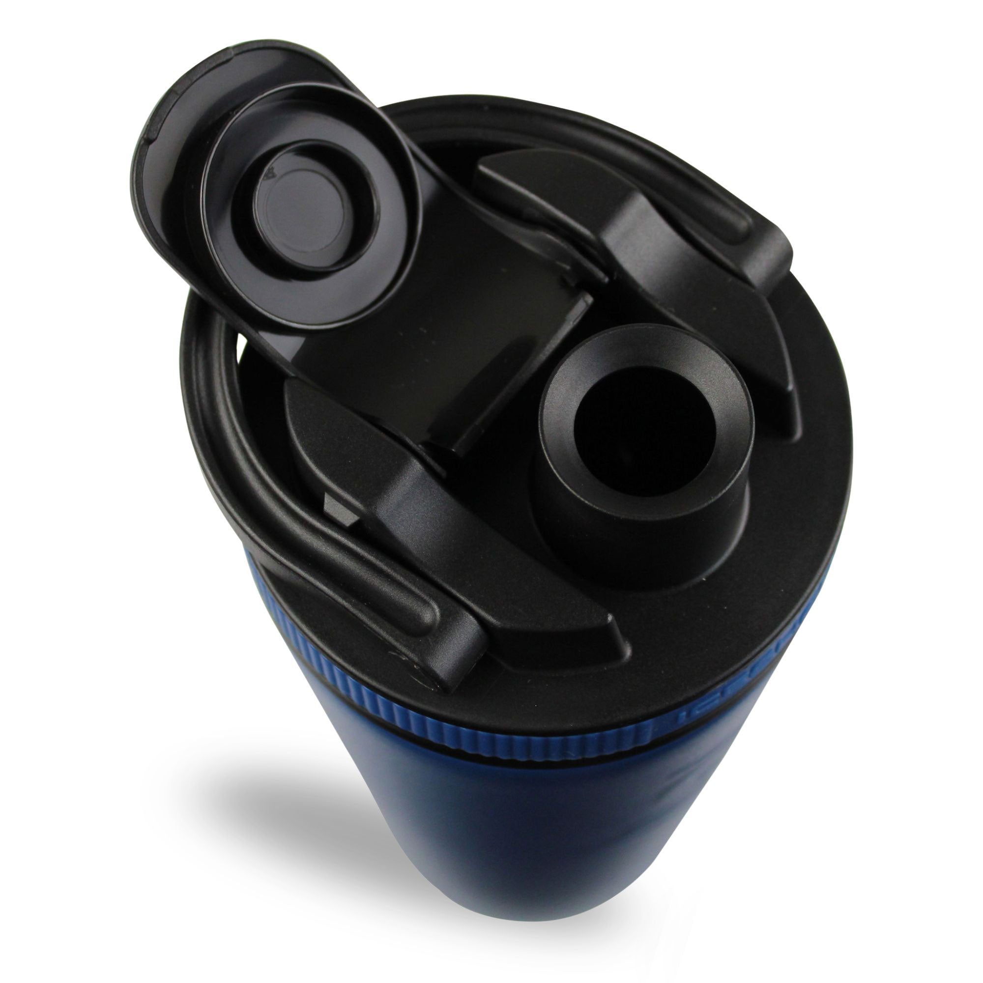 26oz Insulated Stainless Steel Ice Shaker Bottle - Navy Blue - Perfect for Protein Shakes, Gym Workouts & Outdoor Activities