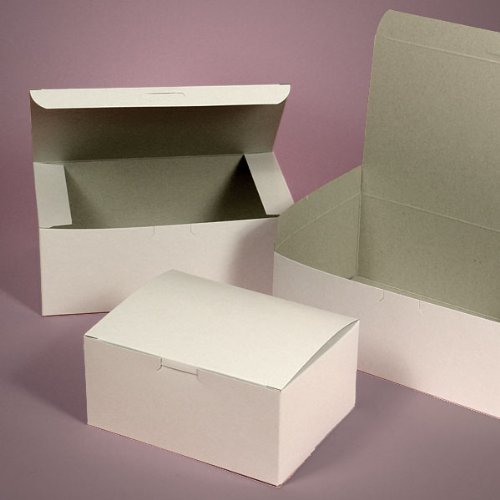 Premium White Bakery Boxes - 250 Pack (5