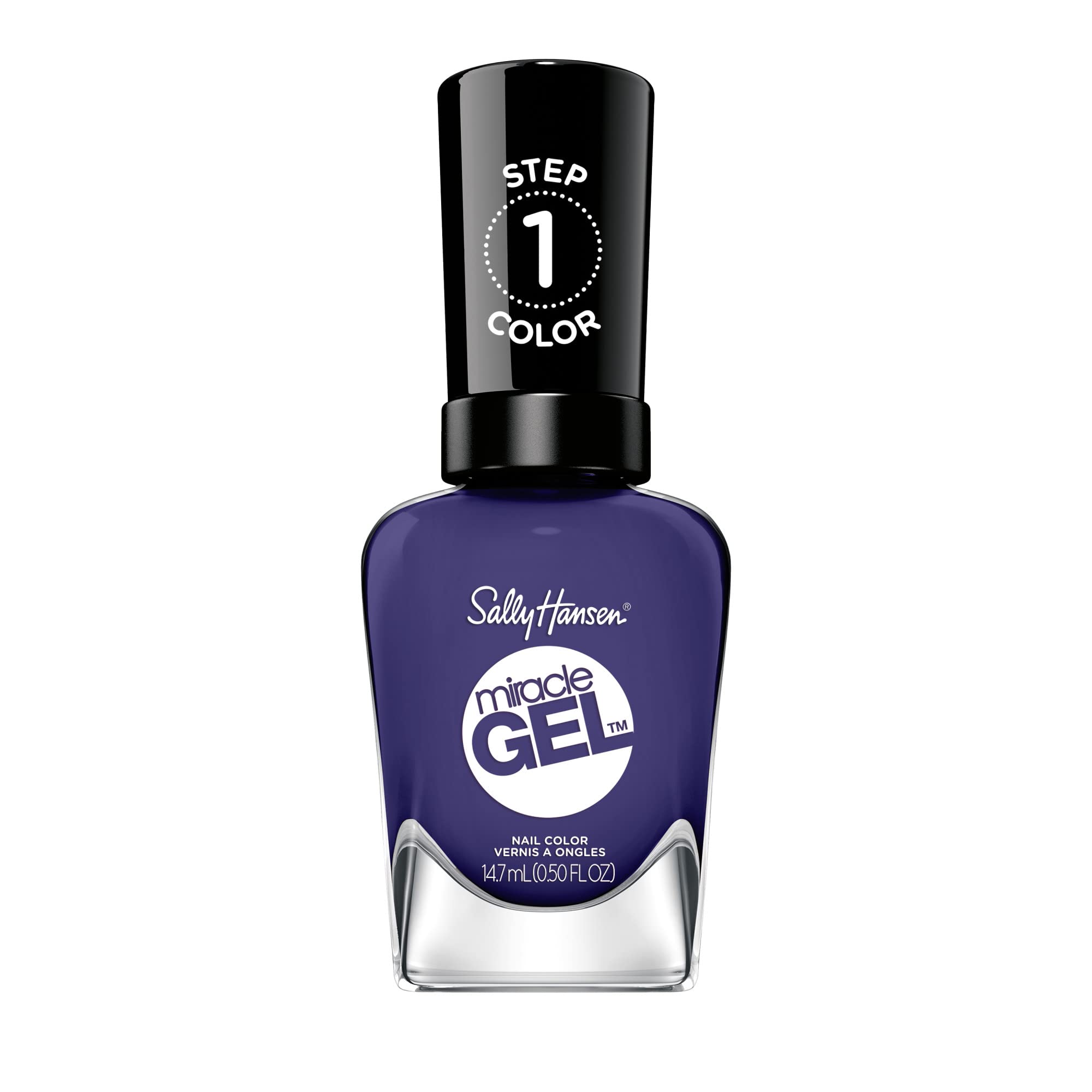 Sally Hansen Miracle Gel™ Nail Polish - Desert Reign Purple, Long-Lasting Gel-Like Formula, No UV Lamp Needed, Chip-Resistant, Salon-Quality Finish | Perfect for Everyday Wear, Special Occasions & DIY Manicures at Home