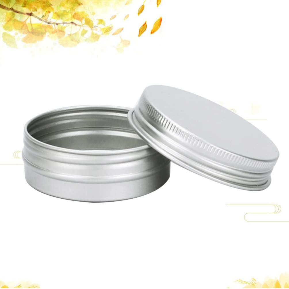24-Piece Empty Cosmetic Containers with Lids - Travel-Sized Cream Jars, Sample Jars & Candle Holders - Perfect for DIY Beauty, Toiletries, Wedding Favors & Small Business Packaging